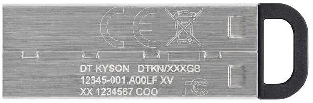 Alt view image 11 of 14 - Kingston DataTraveler Kyson USB 3.2 Gen 1 Flash Drive 512GB - Stylish Capless Metal Case