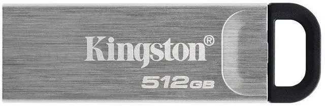 Alt view image 13 of 14 - Kingston DataTraveler Kyson USB 3.2 Gen 1 Flash Drive 512GB - Stylish Capless Metal Case