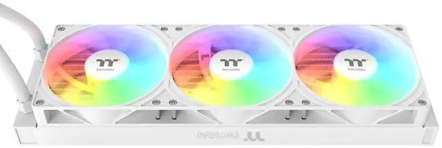 Alt view image 3 of 7 - Thermaltake LB360-S ARGB Sync AIO Liquid CPU Cooler Snow Edition (CL-W500-PL12SW-A)