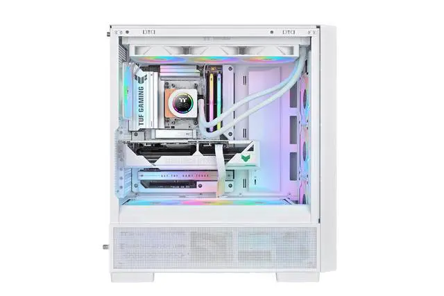 Alt view image 6 of 7 - Thermaltake LB360-S ARGB Sync AIO Liquid CPU Cooler Snow Edition (CL-W500-PL12SW-A)