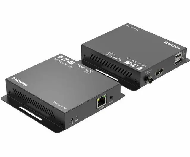 Alt view image 10 of 14 - Tripp Lite series HDMI over IP Decoder with KVM - 4K, TCP/IP, Up to 393 ft. (120 m) - 1 Output Device - 393.70 ft Range - 1 x Network (RJ-45) - 2 x USB - 1 x HDMI Out - 480p, 720p, 1080i, 1080p - 4K -