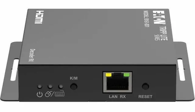 Alt view image 14 of 14 - Tripp Lite series HDMI over IP Decoder with KVM - 4K, TCP/IP, Up to 393 ft. (120 m) - 1 Output Device - 393.70 ft Range - 1 x Network (RJ-45) - 2 x USB - 1 x HDMI Out - 480p, 720p, 1080i, 1080p - 4K -