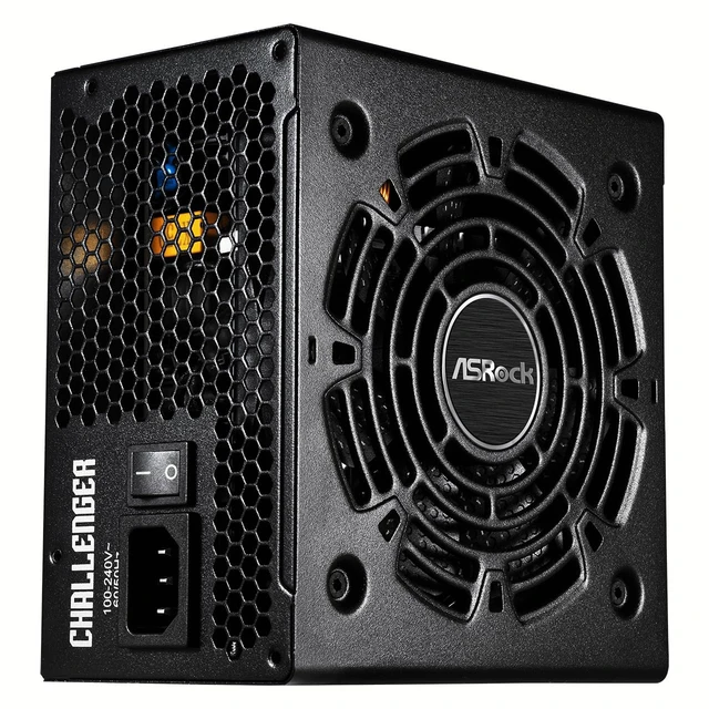 Alt view image 5 of 6 - ASRock Challenger 650W Power Supply 5 Years Warranty ATX 3.1 Auto iCOOL Intelligent Fan Control 120mm Golf Blade 80 Plus Gold Certified Non-Modular CL-650G