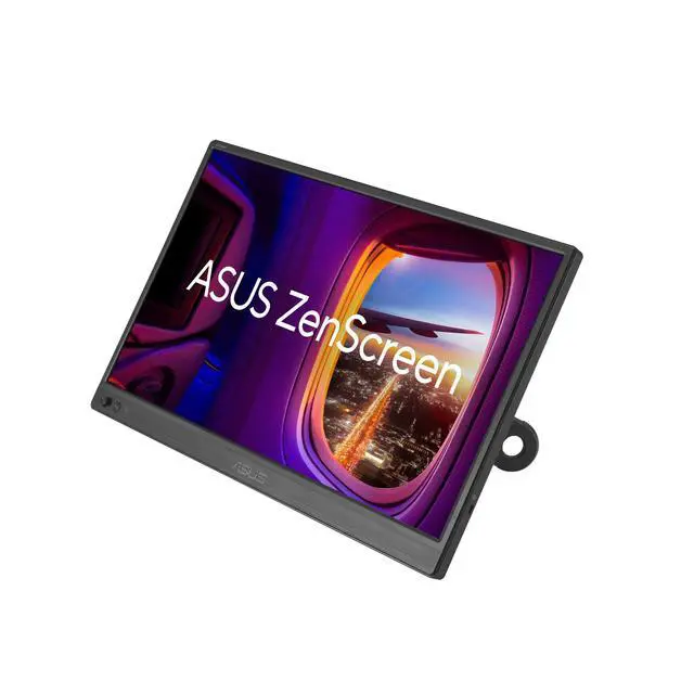 Alt view image 3 of 7 - ZenScreen 15.6 Portable Monitor for Laptop (MB169CK) - Dual USB-C, Mini-HDMI, Plug & Play External Screen for Travel Dual Setup, Full HD, IPS, Anti-Glare Surface, 360° Kickstand, 3yr Warranty