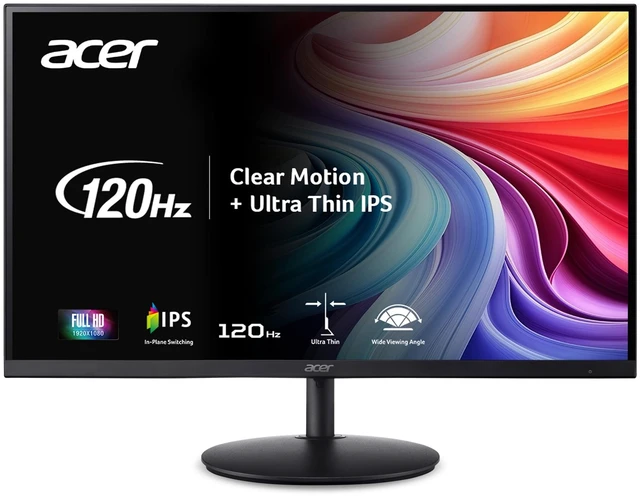 Main image of SH272 G0bih 27" IPS Full HD (1920 x 1080) Ultra-Thin Gaming Office Monitor Adaptive-Sync Support (FreeSync Compatible) Up to 120Hz Refresh 1ms (VRB) Adjustable Stand HDMI & VGA Ports