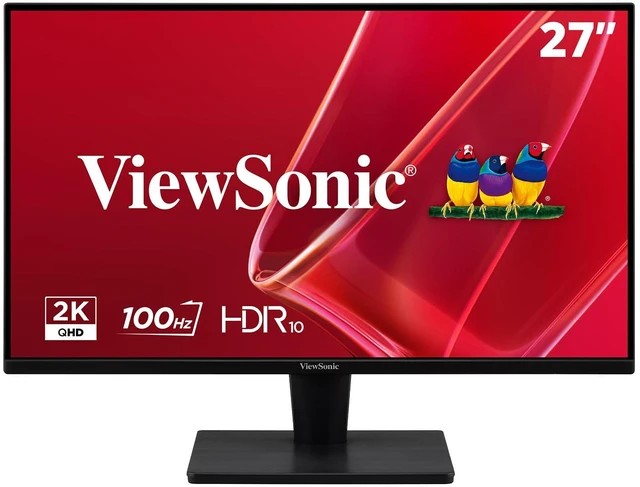 Main image of VS2725-2K 27 Inch 1440p Computer Monitor, QHD 100Hz Display HDMI, DisplayPort, Variable Refresh Rate, Eye Care, Frameless, Home Office, Laptop, PC, Mac, Anti Glare, 1ms, 1.07B Colors