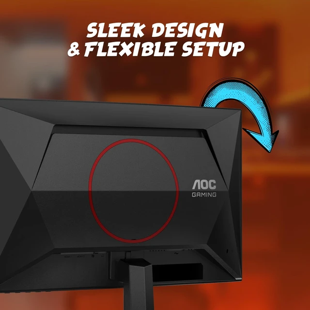 Alt view image 6 of 7 - 24 Inch Curved Gaming Monitor FHD 1080P 180Hz VA 0.5ms HDR, C24G42E 1920x1080 Computer Monitor, 0.5ms, Adaptive-Sync, LED, DP 1.4, HDMI 2.0, VESA Mount, Console Ready, 3-Year Zero-Bright-Dot
