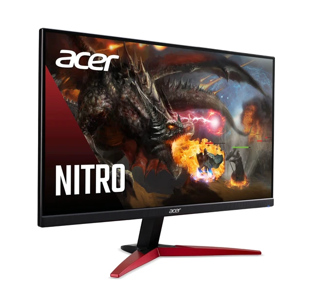 Alt view image 6 of 7 - Nitro 23.8in FHD 1920x1080 180Hz Gaming Monitor KG241Y Sbiip 1ms, AMD FreeSync Premium, 2xHDMI, DisplayPort, VESA Mountable, Bluelight Filter, Flickerless Technology