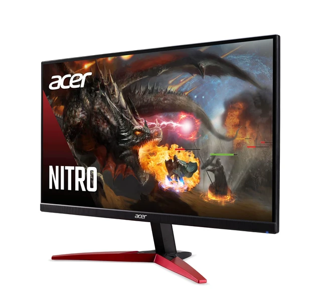 Alt view image 7 of 7 - Nitro 23.8in FHD 1920x1080 180Hz Gaming Monitor KG241Y Sbiip 1ms, AMD FreeSync Premium, 2xHDMI, DisplayPort, VESA Mountable, Bluelight Filter, Flickerless Technology