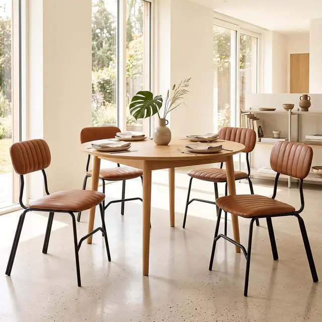 Alt view image 7 of 7 - GIANTEX Modern Dining Chairs Set of 4