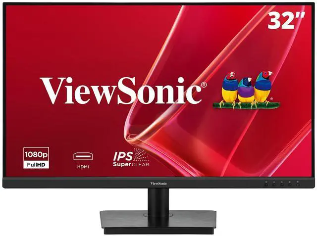 Main image of VA3209M 32 Inch 1080p IPS Computer Monitor, Full HD, HDMI VGA, PC | Frameless Design, Dual Speakers, Home Office, Desktop, Laptop, Work, Study, Daily Tasks, Wide Viewing Comfort, Built-In Sound