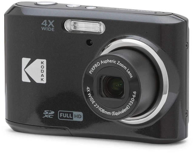 Main image of PIXPRO FZ45 16MP Compact Digital Camera, 4X Optical Zoom, AA, Black 1080p Full HD Video, 27mm Wide Angle Lens, 2.7 Inch LCD, Point and Shoot, Digicam, Travel and Family Photos
