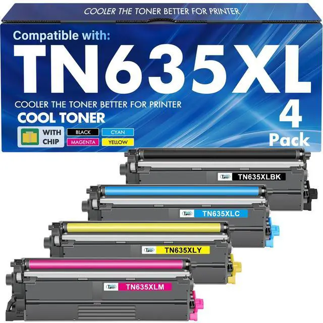 Main image of TN635XL TN635 Toner Cartridge Set for Brother MFC-L8930CDW MFC-L8730CDW Ink