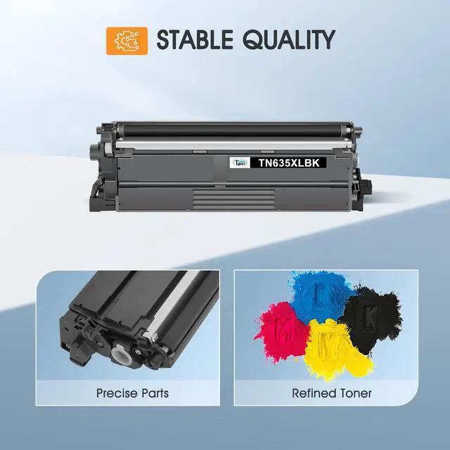 Alt view image 4 of 6 - TN635XL TN635 Toner Cartridge Set for Brother MFC-L8930CDW MFC-L8730CDW Ink