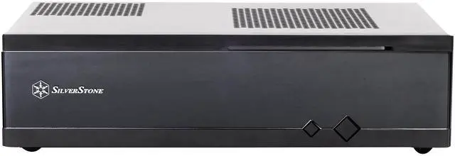 Alt view image 3 of 6 - Silverstone SST-ML05B - Milo Slim HTPC Silent Mini-ITX Computer Case, Black