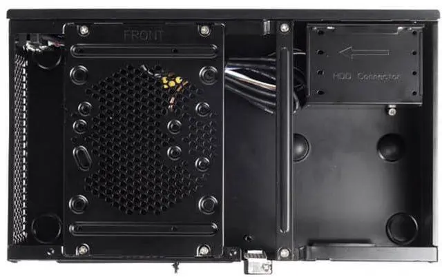 Alt view image 5 of 6 - Silverstone SST-ML05B - Milo Slim HTPC Silent Mini-ITX Computer Case, Black