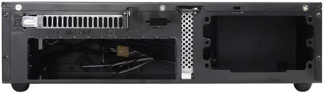Alt view image 4 of 6 - Silverstone SST-ML05B - Milo Slim HTPC Silent Mini-ITX Computer Case, Black