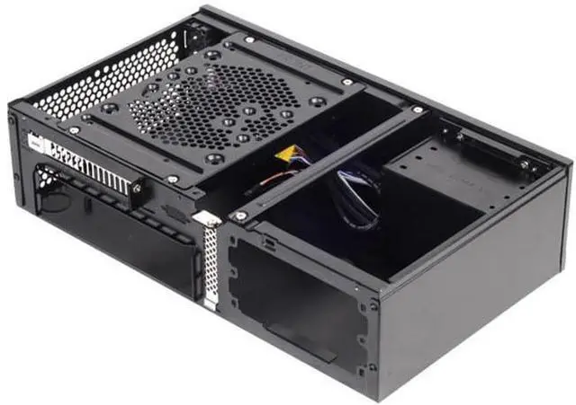 Alt view image 6 of 6 - Silverstone SST-ML05B - Milo Slim HTPC Silent Mini-ITX Computer Case, Black