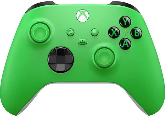 Alt view image 2 of 7 - Microsoft Xbox Wireless Velocity Green Gaming Controller EP2-29915 2 Pack