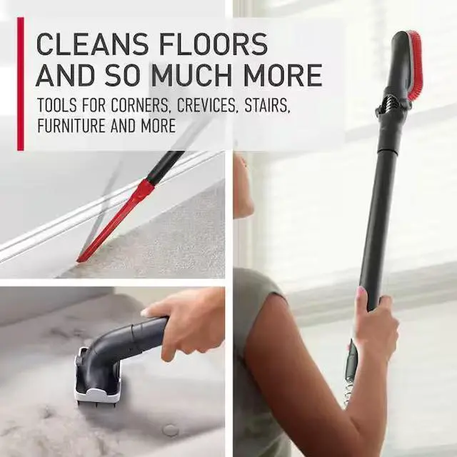 Alt view image 6 of 7 - WindTunnel Bagless Pet Upright Vacuum Cleaner with Automatic Cord Rewind For Carpet, Hardwood, and Upholstery