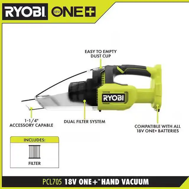 Alt view image 2 of 7 - ONE+ 18V Cordless Multi-Surface Handheld Vacuum (Tool Only)