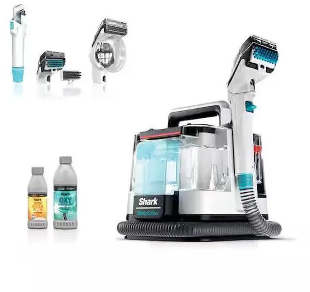 Main image of StainStriker Portable Corded Upholstery, Car, Rug and Carpet Cleaner with Spot and Pet Odor Remover in White