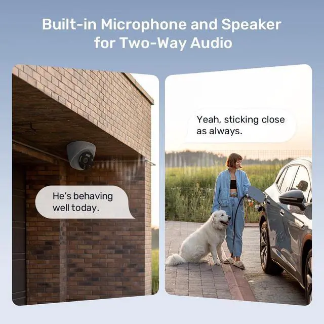 Alt view image 7 of 7 - ANNKE Smart Heat Detection Security Camera, AI Fire Detection, Temperature Alarm, 4-Color Indicator, 4MP Resolution, 2.8mm@30fps, 136° Wide Angle, Two-Way Audio, Smart Dual-Light, IP67 Waterproof