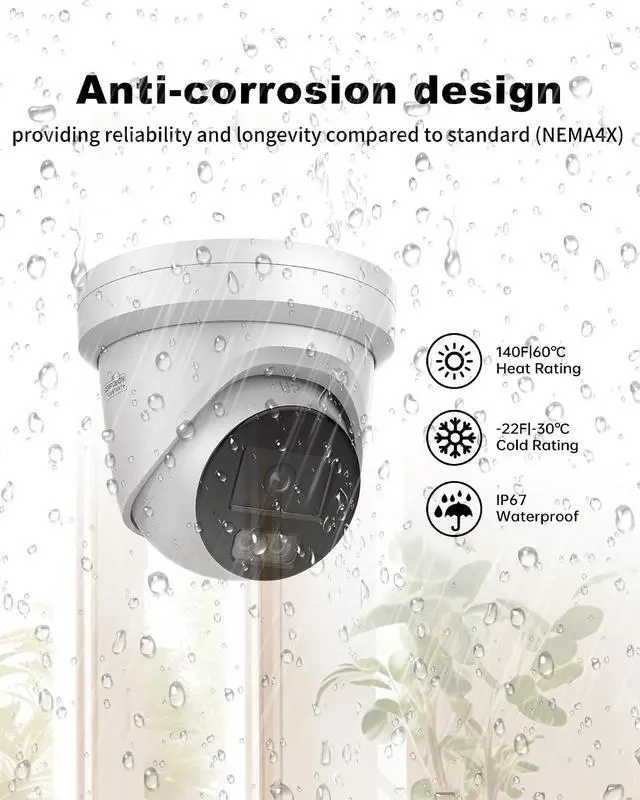 Alt view image 7 of 7 - DS-2CD2387G3-LI2UY HIKVIS0N_AcuSense 4K 8MP PoE IP Camera Color-Vu 3.0, Smart Hybrid Light,H.265+, Scene-Adaptive WDR, IP67, Human & Vehicle Detection, DS-2CD2387G2-LU Upgrade 2.8mm Lens