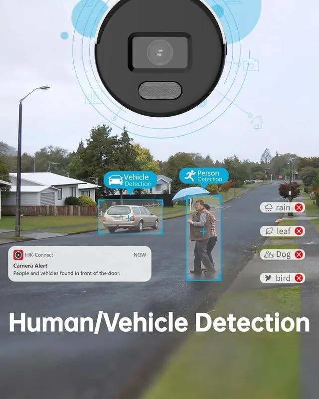 Alt view image 6 of 7 - DS-2CD1047G2-LUF 4MP HIKVIS0N_Color-Vu PoE Bullet IP Camera with 24/7 Color Vision, 2.8mm,Human/Vehicle Detection, IP67 Weatherproof, 120dB WDR, H.265+ Compression