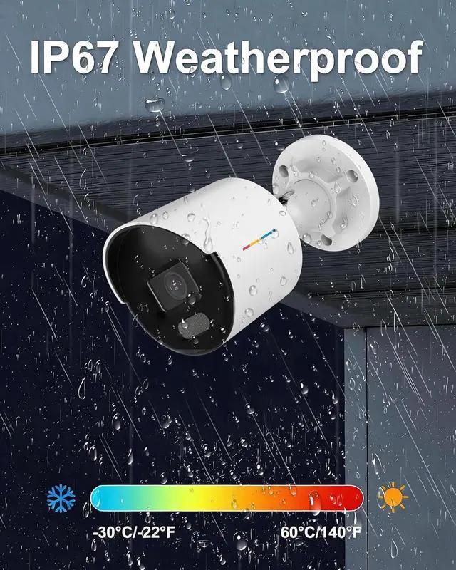 Alt view image 7 of 7 - DS-2CD1047G2-LUF 4MP HIKVIS0N_Color-Vu PoE Bullet IP Camera with 24/7 Color Vision, 2.8mm,Human/Vehicle Detection, IP67 Weatherproof, 120dB WDR, H.265+ Compression