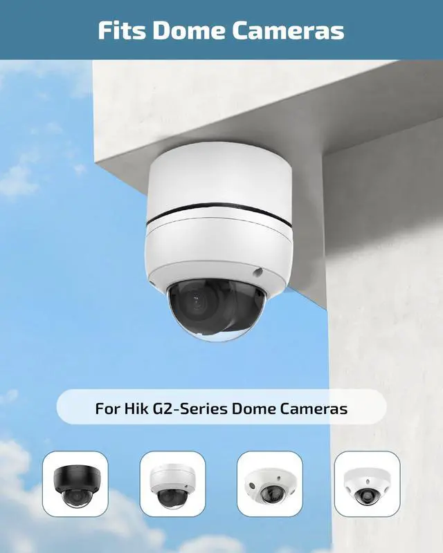 Alt view image 4 of 7 - Metal Security Camera Junction Box for HIK Dome Cameras