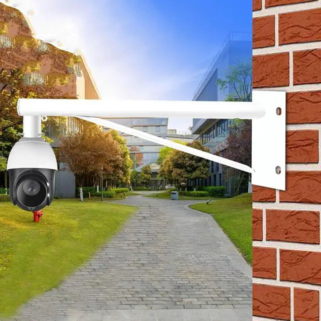 Main image of This Security Camera Pole Mount Bracket with Long Arm Support for CCTV and IP Cameras