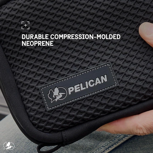 Alt view image 6 of 7 - Pelican Electronic Organizer Travel Case - Portable Tech Pouch with Multiple Storage Mesh Pockets for Cables, Chargers, Power Bank, AirPods - Cord Organizer and Airplane Travel Essentials Bag - Black