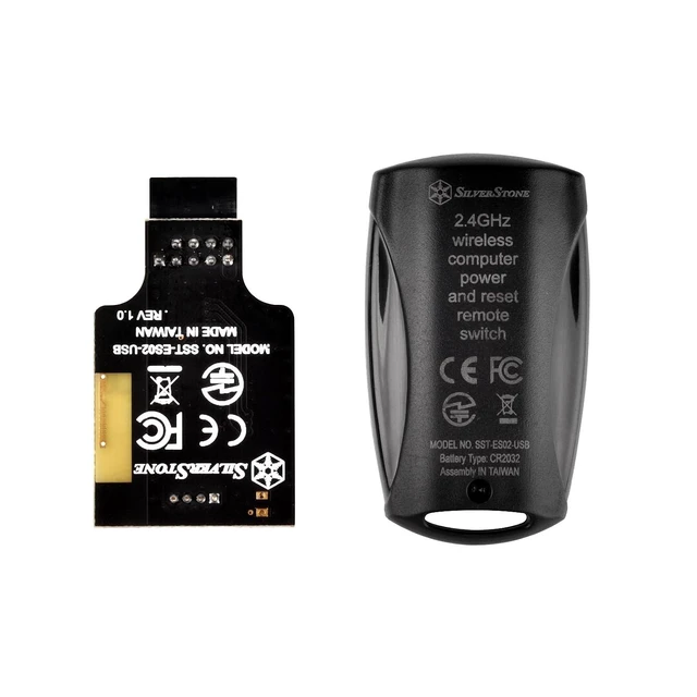 Alt view image 3 of 7 - Silverstone Technology Wireless Remote Computer Power/Reset Switch, USB 2.0 9-pin ES02-USB (SST-ES02-USB-USA)