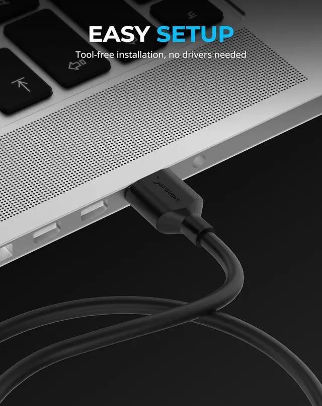 Alt view image 5 of 7 - SABRENT USB 3.2 to SATA SSD/HDD or U.2, 2.5" and 3.5 inch Adapter, Super Fast Data Transfer 10 Gbit/s Hard Drive Converter, Supports Trim and UASP with Power Adapter (EC-U2SA)
