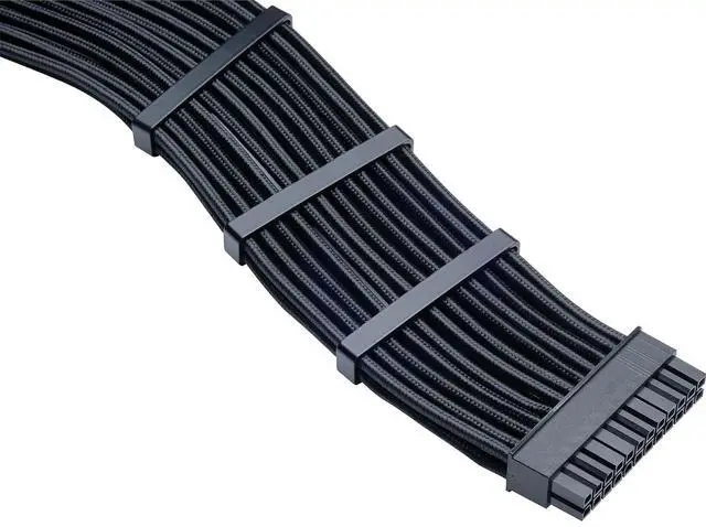 Alt view image 3 of 7 - Phanteks (PH-CBKT-G5S_BK01) Revolt Cable Kit, PCIe Gen5 Starter Set, 12VHPWR, Individually Sleeved Cables with Combs, Compatible with Revolt and AMP Series Power Supplies, Black