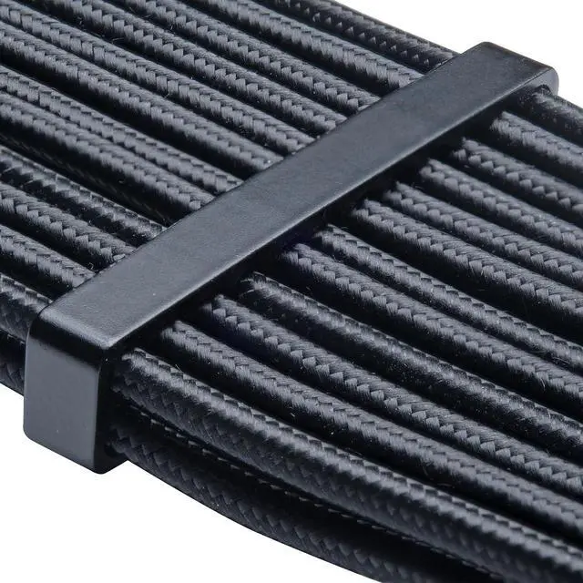 Alt view image 2 of 7 - Phanteks (PH-CBKT-G5S_BK01) Revolt Cable Kit, PCIe Gen5 Starter Set, 12VHPWR, Individually Sleeved Cables with Combs, Compatible with Revolt and AMP Series Power Supplies, Black
