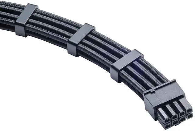 Alt view image 5 of 7 - Phanteks (PH-CBKT-G5S_BK01) Revolt Cable Kit, PCIe Gen5 Starter Set, 12VHPWR, Individually Sleeved Cables with Combs, Compatible with Revolt and AMP Series Power Supplies, Black