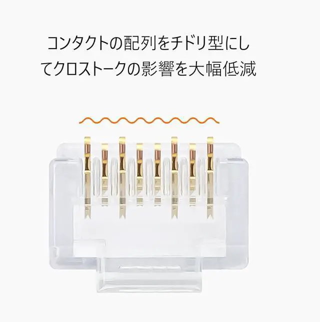 Alt view image 4 of 5 - PANDUIT MP588-L Modular Plug, CAT5E, UTP, 8POS, 1 Port