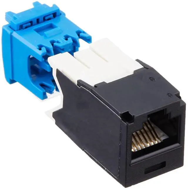 Main image of Panduit CJ6X88TGBL Category-6A 8-Wire TG-Style Jack Module, Black