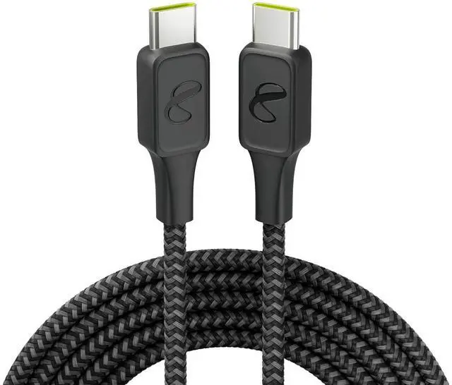 Main image of InfinityLab InstantConnect USB-C to USB-C - 100W PD Ultra-Fast Charging Cable for USB-C Devices - Black 5 feet