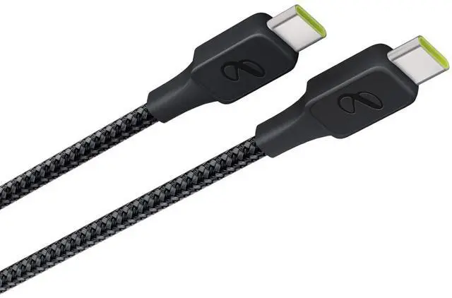 Alt view image 3 of 3 - InfinityLab InstantConnect USB-C to USB-C - 100W PD Ultra-Fast Charging Cable for USB-C Devices - Black 5 feet