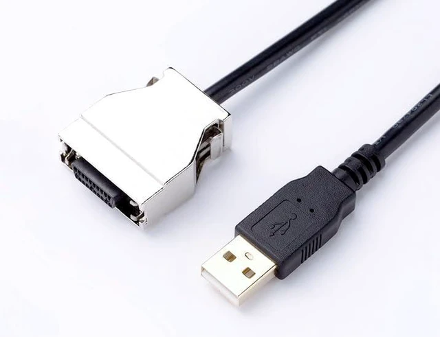 Alt view image 2 of 5 - AMSAMOTION USB-CIF02 for Omron USB to RS232 CPM1/CPM1A/CPM2A/CPM2AH/C200HS/C200HX HG Series PLC Programming Cable Gold-Plated