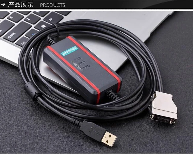 Alt view image 4 of 5 - AMSAMOTION USB-CIF02 for Omron USB to RS232 CPM1/CPM1A/CPM2A/CPM2AH/C200HS/C200HX HG Series PLC Programming Cable Gold-Plated