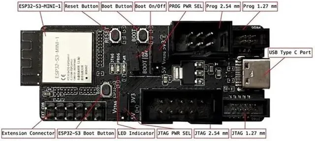 Alt view image 5 of 6 - ESP-Prog-2 Program Downloader ESP-Prog-2 Debugger Serial Communication, JTAG in-Circuit Debugging Support