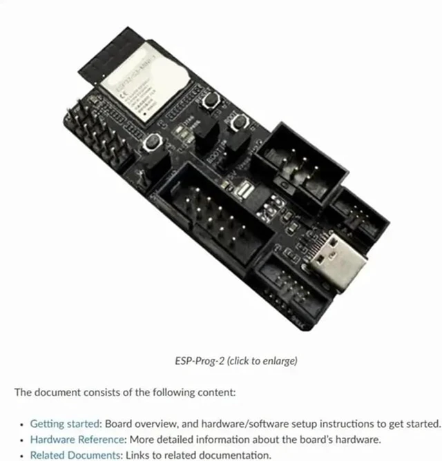 Alt view image 3 of 6 - ESP-Prog-2 Program Downloader ESP-Prog-2 Debugger Serial Communication, JTAG in-Circuit Debugging Support