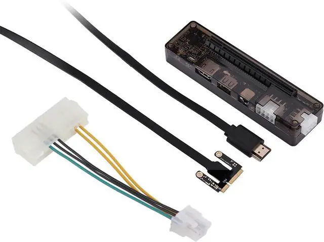 Alt view image 2 of 7 - Laptop External Independent Video Card Dock, PCIe Graphics Card Expansion with Dual TD Compatible Switch and 8Pin Power Interface for Industrial Applications and Gaming