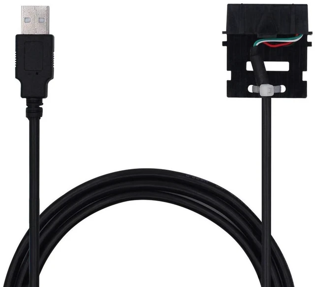 Alt view image 2 of 5 - PMKN4010 PMKN4010B USB Programming Cable Compatible for Motorola XPR5550 XPR4550 XPR4350 XPR5350 XPR8300 XPR4300 XPR4500 DR3000 XiR M8268 (Rear Connection)