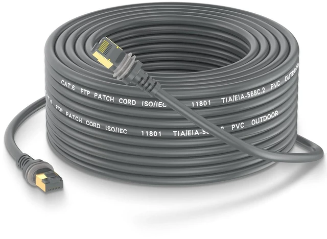 Main image of Starlink Gen 3 Cable 200 Feet, Waterproof V3 Cable for Starlink Rectangular Satellites, High-Speed Satellite Starlink Accessories(61 Meters)