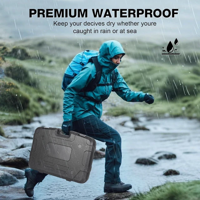 Alt view image 2 of 7 - Case for Starlink Gen3, for Starlink Case, Solid Outer Shell and Precision-Cut Foam Lining, Perfect Protection for Starlink Kit, Suitable for Outdoor Activities and Travel